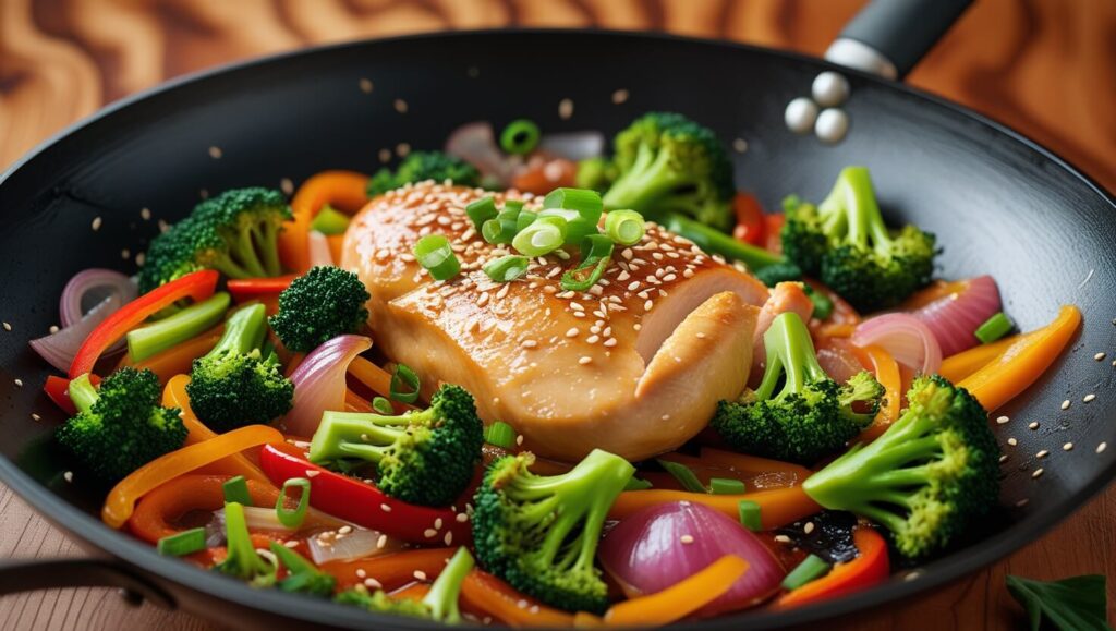 Chicken Breast Stir-Fry with Vegetables