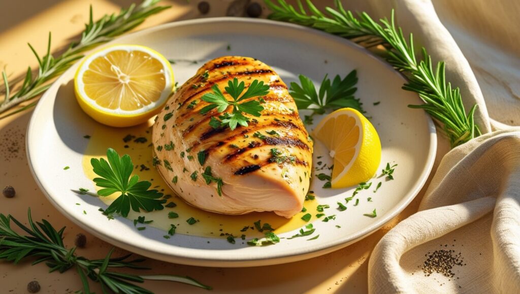 Easy Grilled Lemon Herb Chicken Breast-3