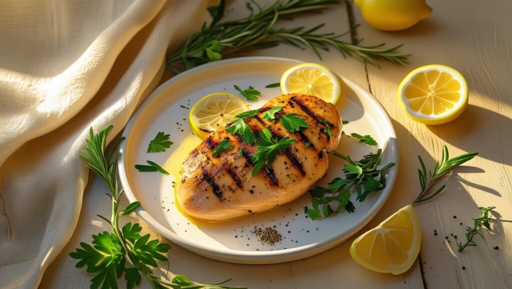 Easy Grilled Lemon Herb Chicken Breast-4