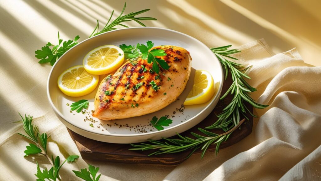 Easy Grilled Lemon Herb Chicken Breast-2