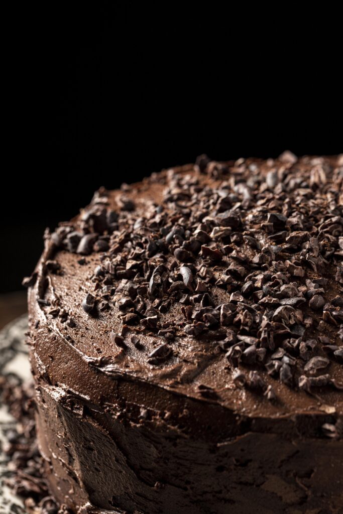 close-up-view-chocolate-cake-concept