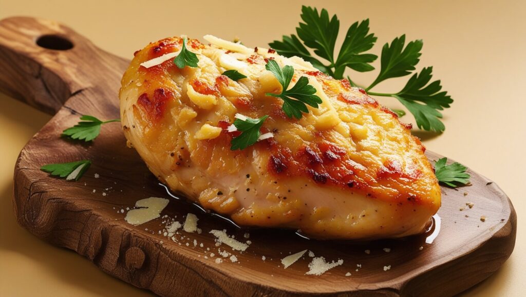 Baked Garlic Parmesan Chicken Breast