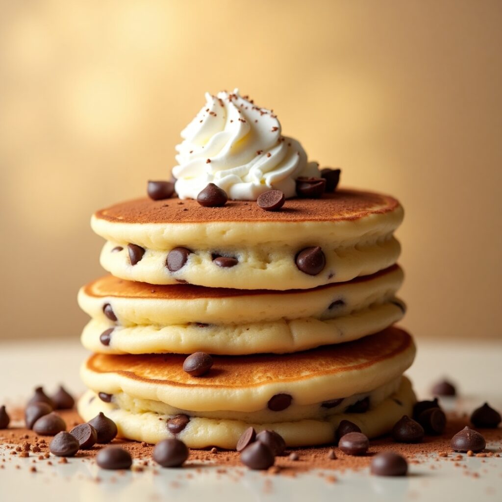 Chocolate chips pancake