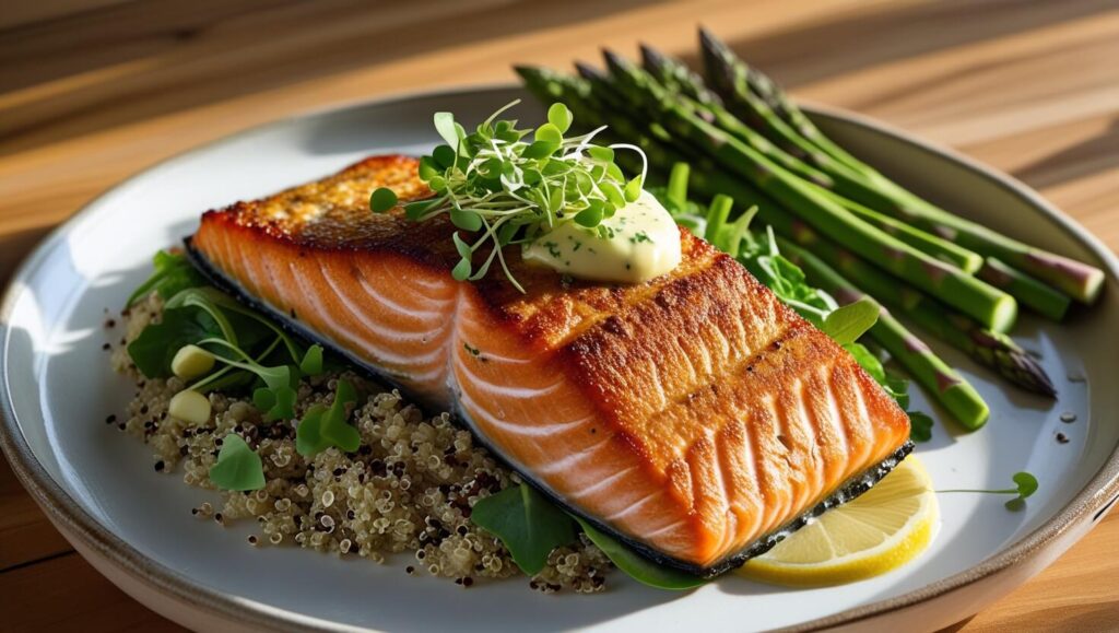 Crispy Pan-Seared Salmon