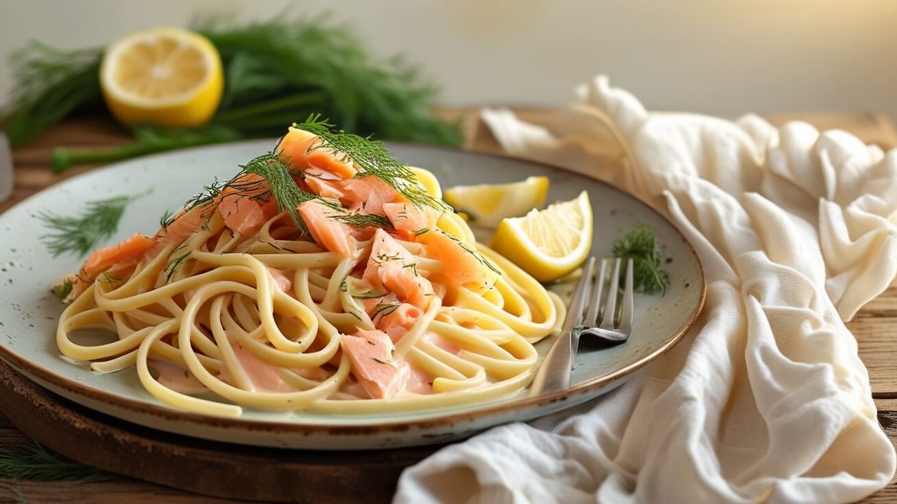 Smoked Salmon Pasta