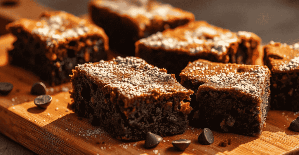 Close-up of a rich Brownie Recipe