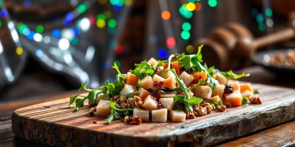 A hearty ham salad made with simple ingredients