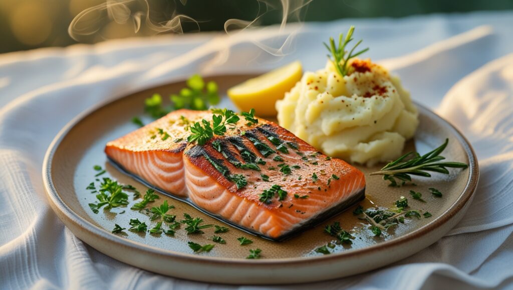 herb-grilled salmon recipe