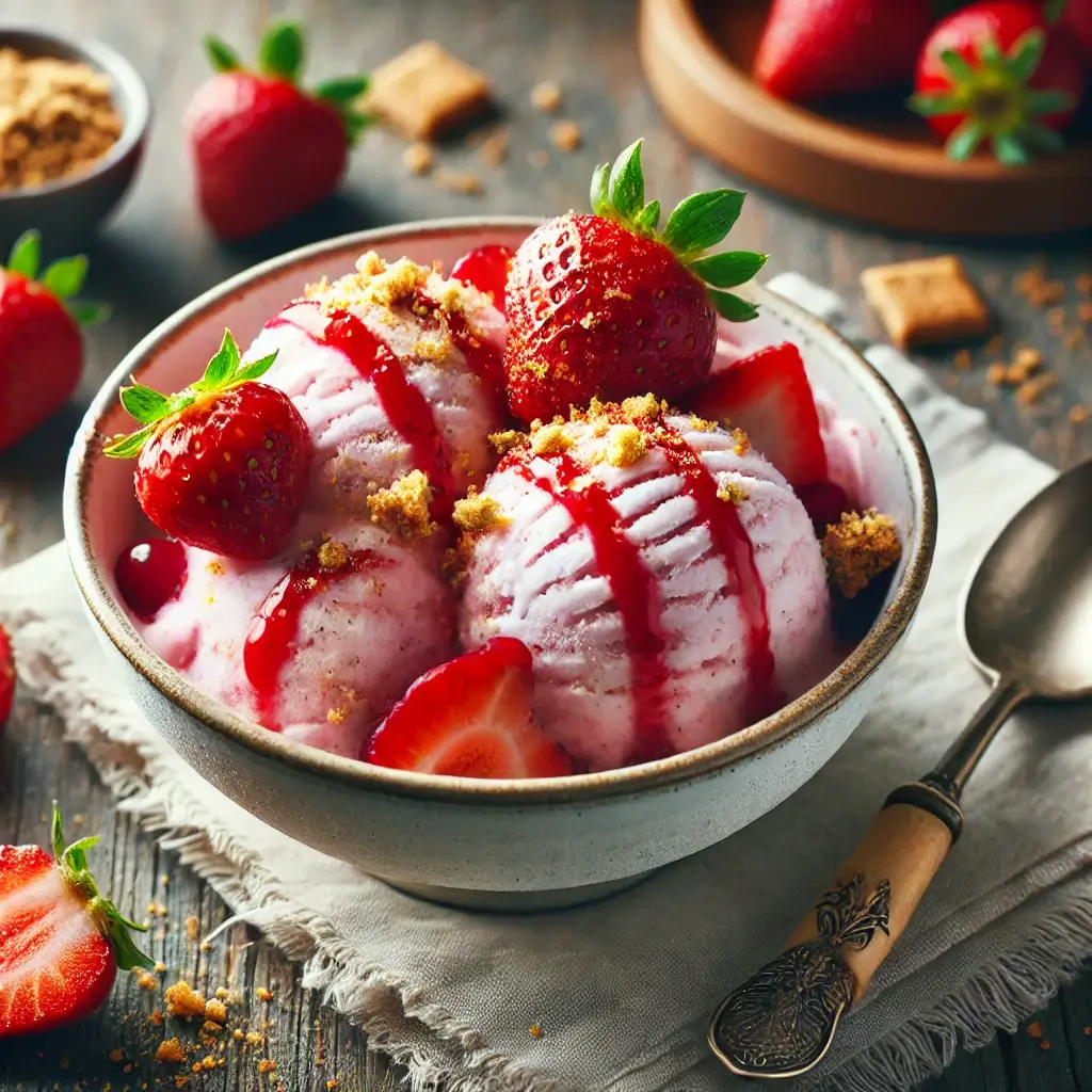 strawberry cheesecake ice cream