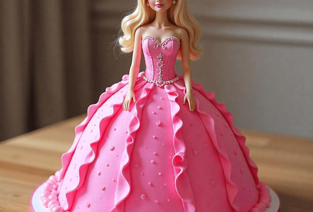 Barbie cake recipe