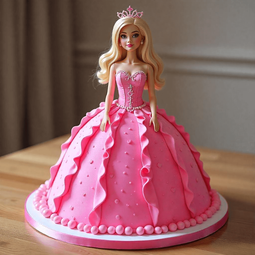 Barbie cake recipe