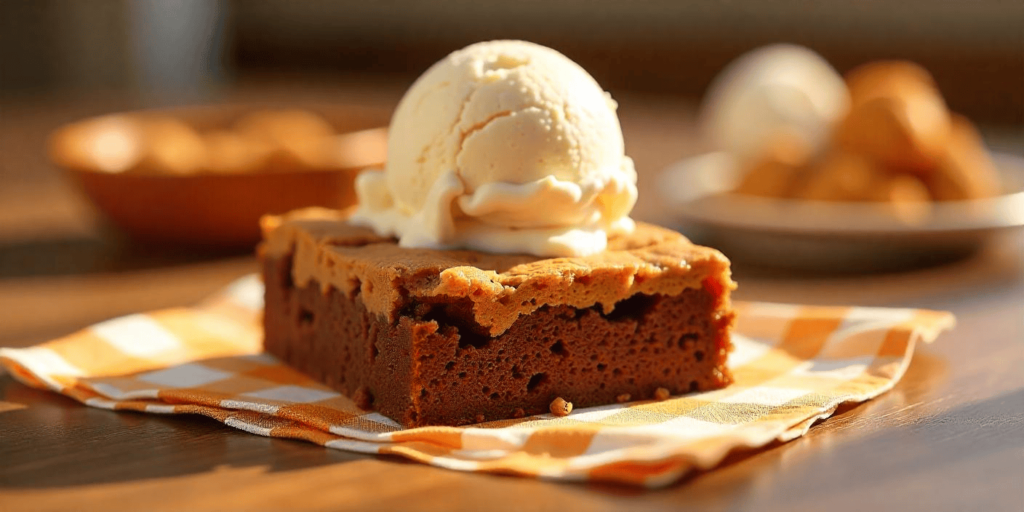 Warm brownies