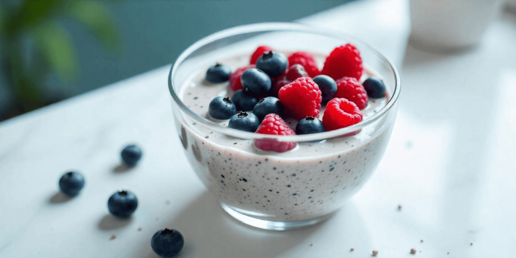 Chia seeds pudding