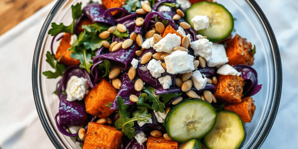 Purple Sweet Potato Salad