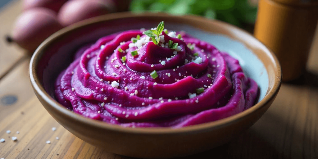 Mashed Purple Sweet Potatoes