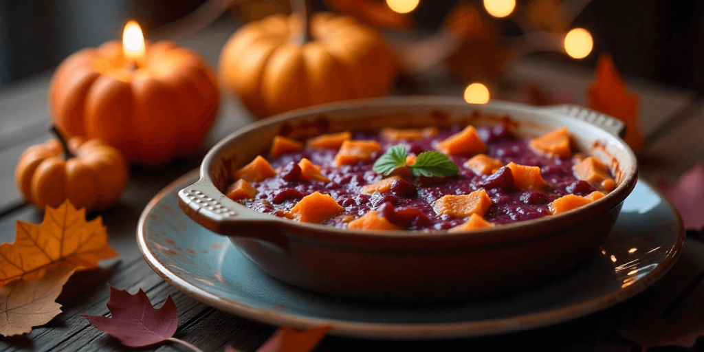 Purple Sweet Potato Casserole