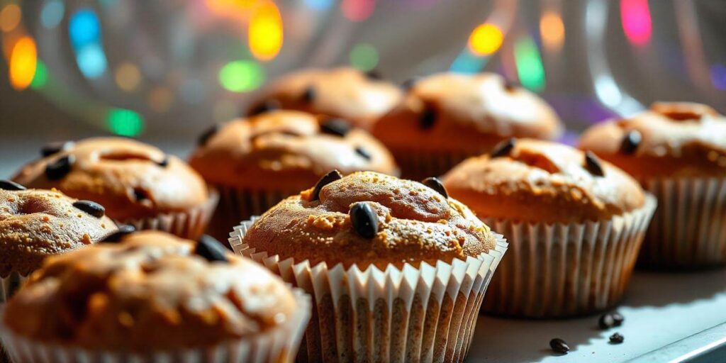 Close-Up of a Coffee Cake Muffin