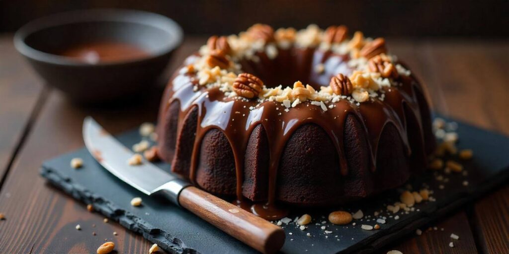 delicious German chocolate cake