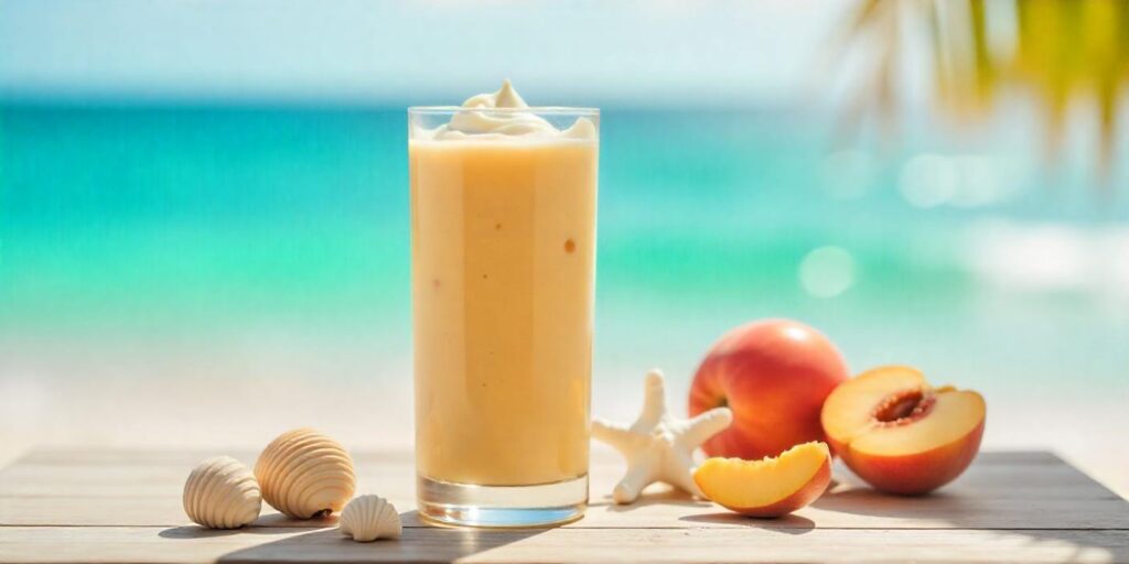 peach smoothie