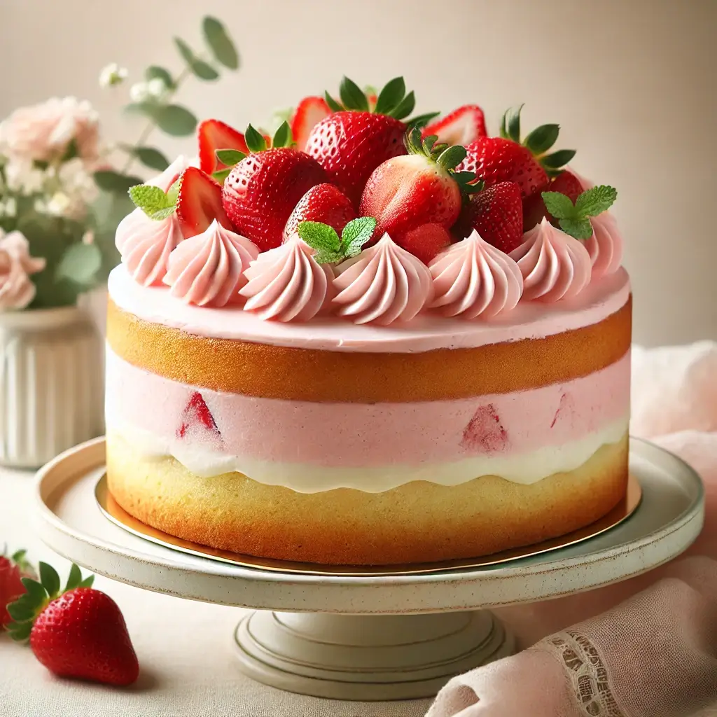 strawberry cake recipe