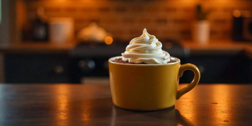 An Oreo mug cake