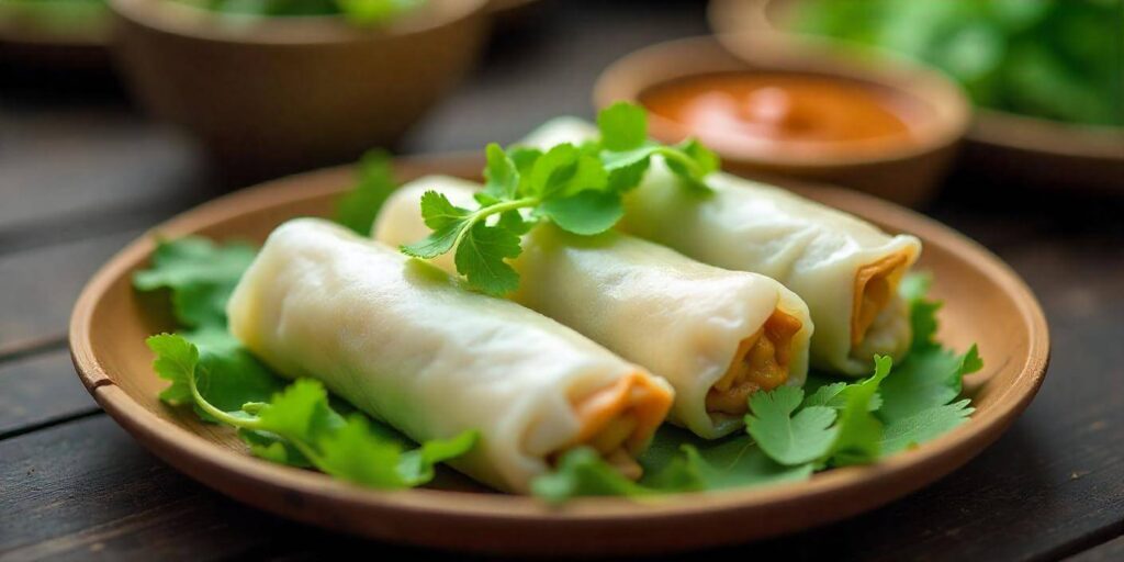 Handmade spring roll wrappers