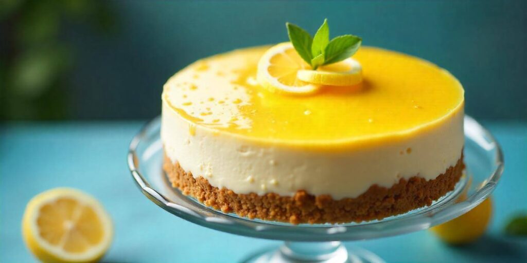 Guilt-free healthy cheesecake made with low-calorie ingredients.