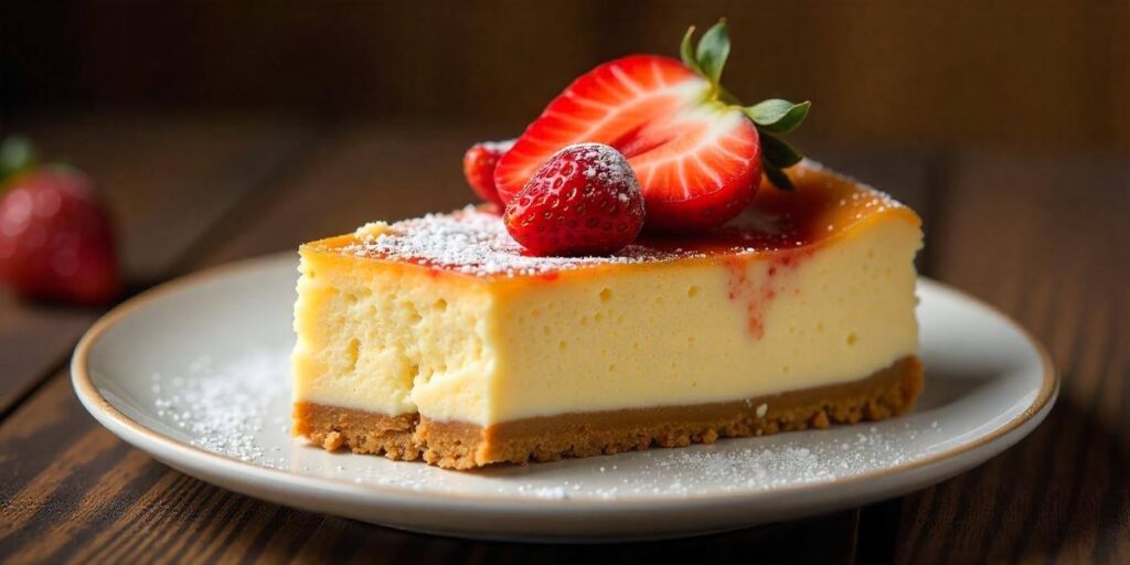 Perfectly baked healthy cheesecake for a guilt-free dessert