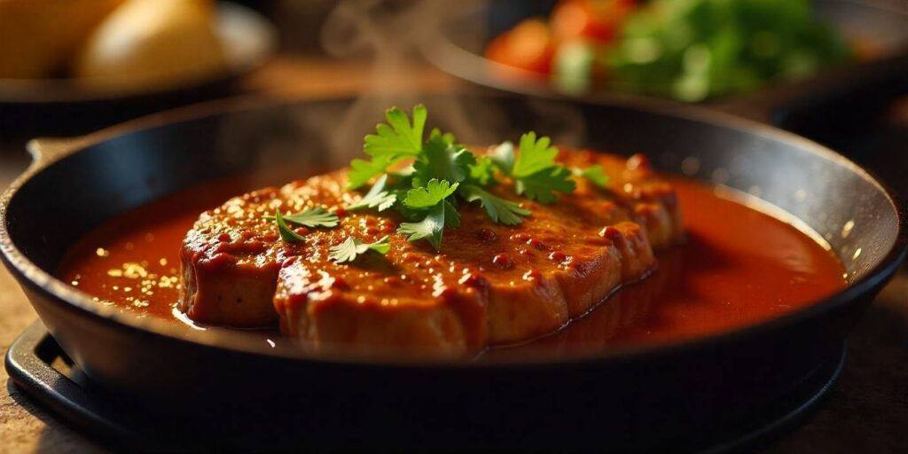 Perfectly cooked chipotle steak with a vibrant seasoning mix