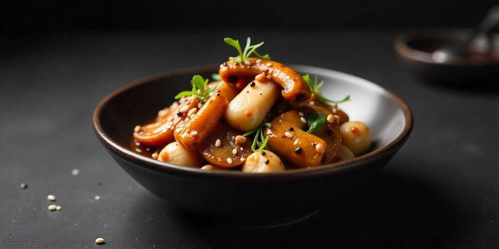 Healthy and tasty lion’s mane mushroom dish with a rich and savory finish