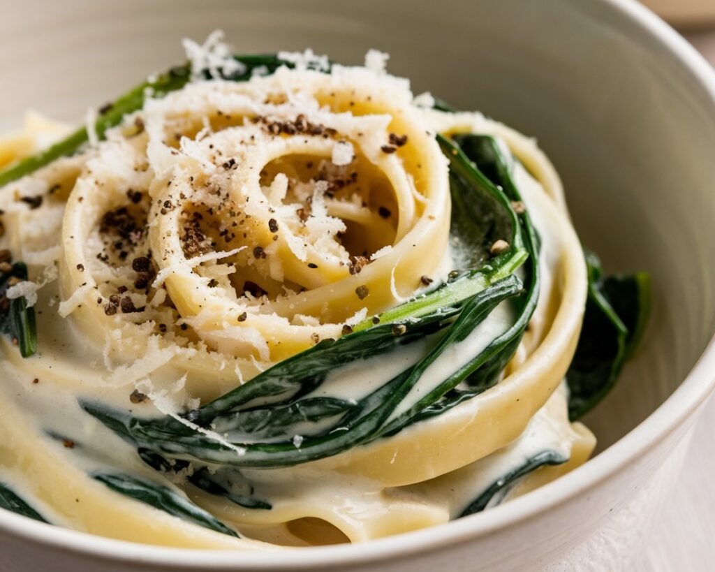 Tasty Spinach and Ricotta Pasta