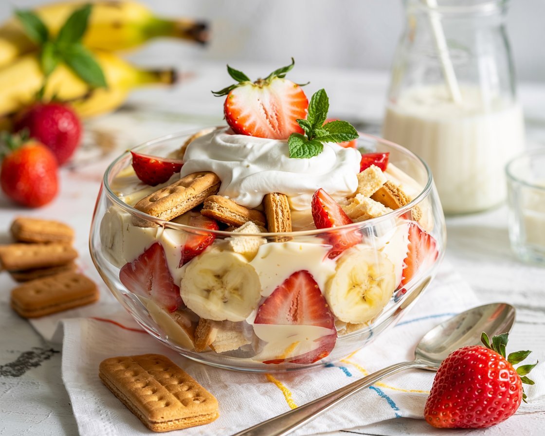 Strawberry Banana Pudding Recipe