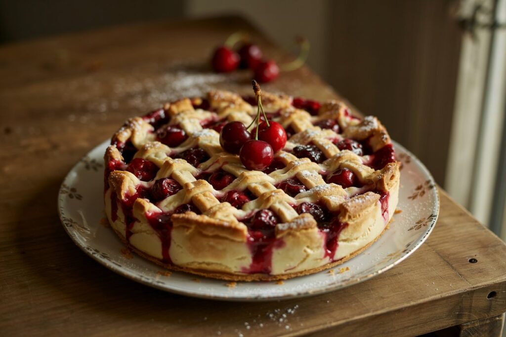 cherry cream cheese pie
