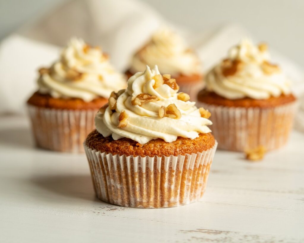 Frosted Carrot Cake Cupcakes