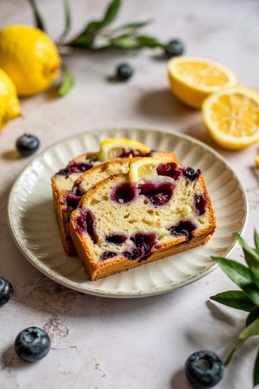 Easy Lemon Blueberry Bread Recipe