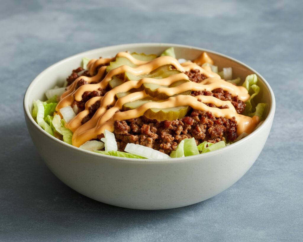 Big Mac Bowl Recipe A Healthy Twist On A Fast Food Classic