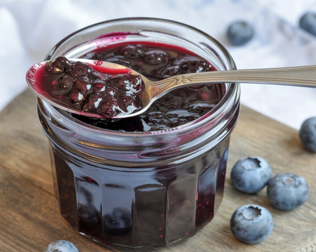 Easy blueberry jam