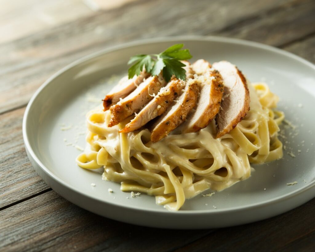 Delicious chicken pasta