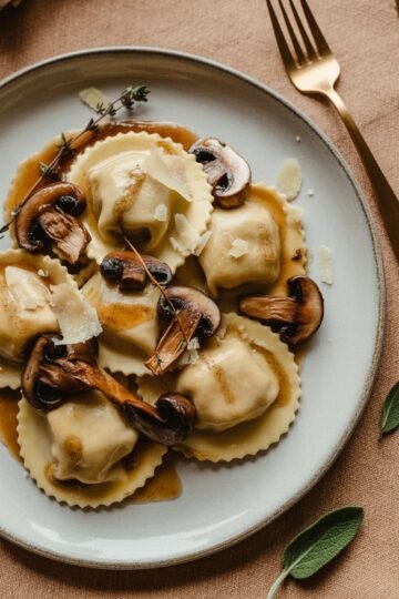 Authentic Mushroom Ravioli Recipe from Italy