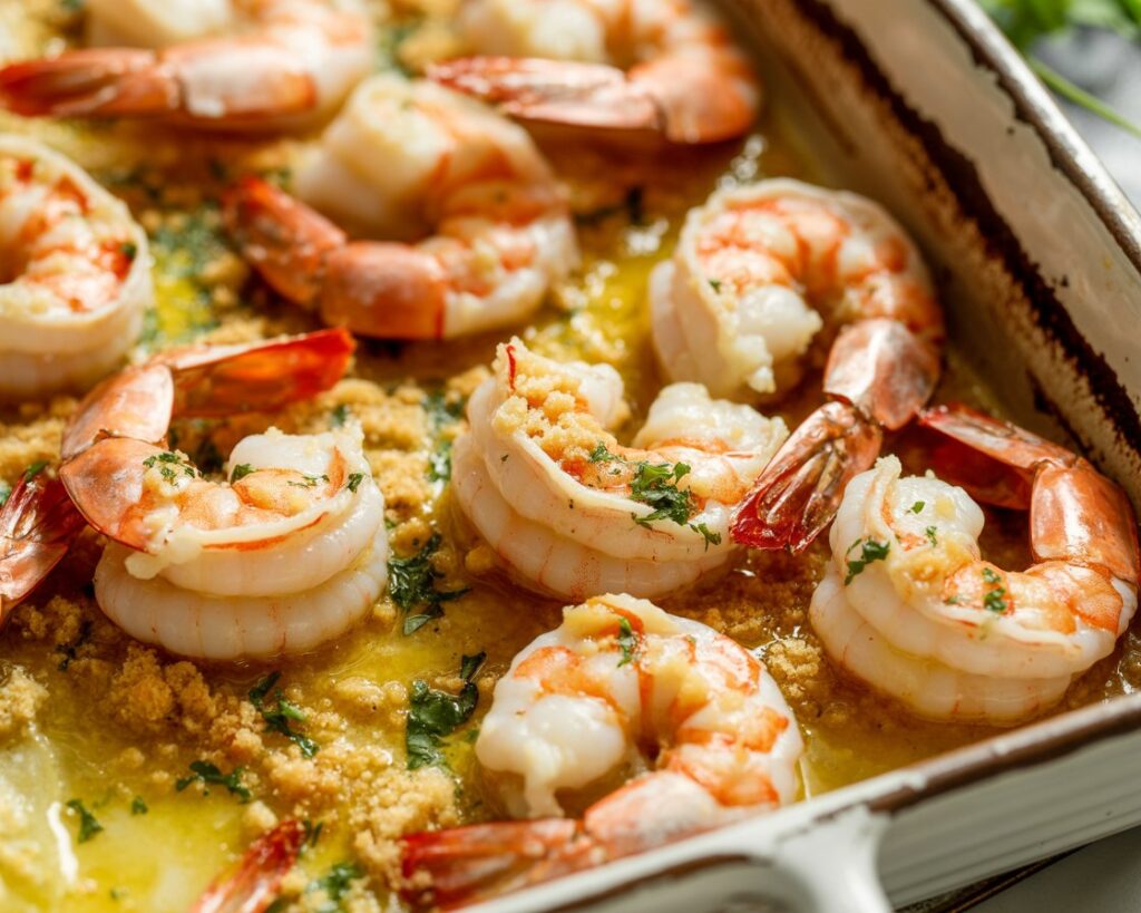 Easy & Delicious Baked Shrimp Scampi