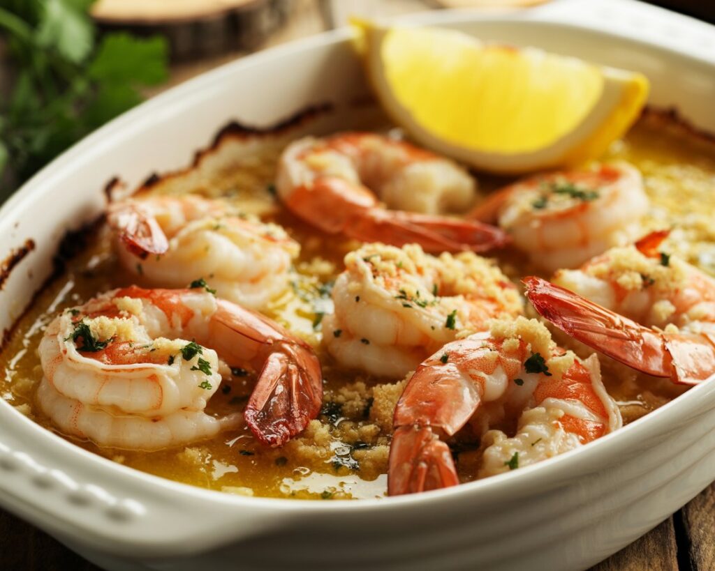 Make Perfect Baked Shrimp Scampi at Home