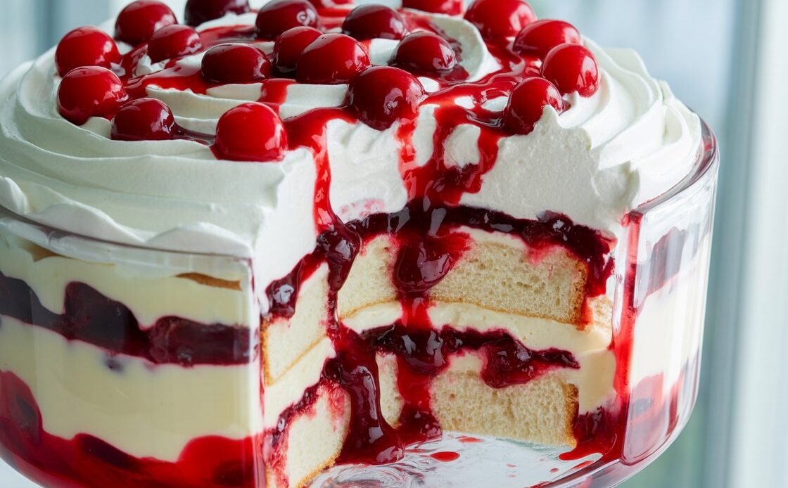 Heavenly Pudding and Cherry Cake Recipe