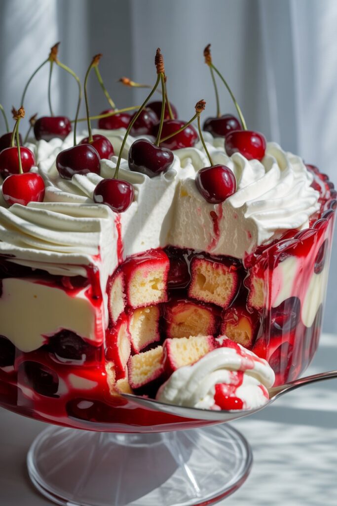 Cherry Pudding Heaven on Earth Cake