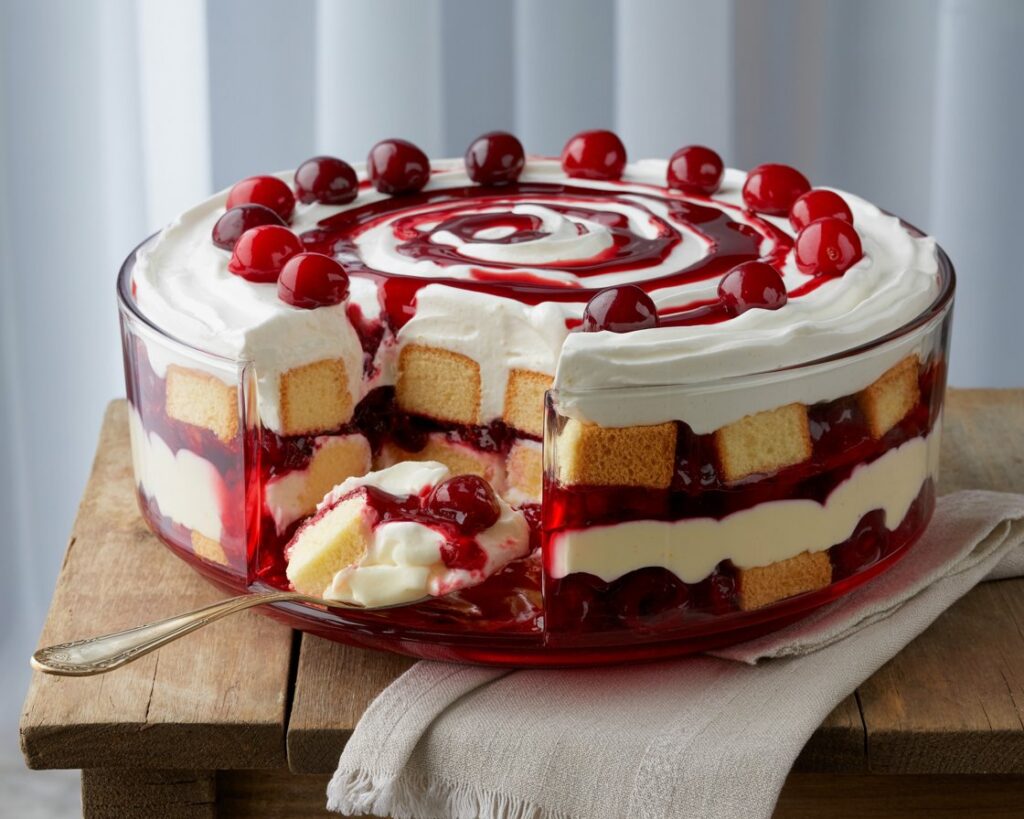 Easy Dessert: Heaven on Earth Cake with Cherries