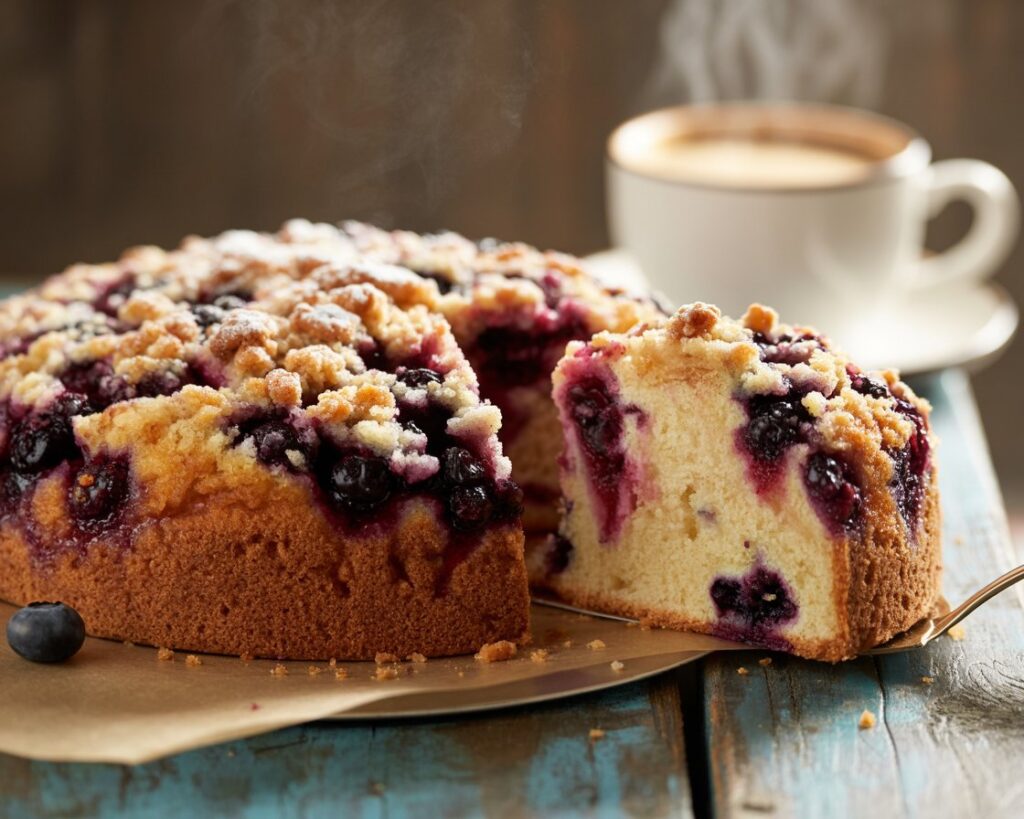 Perfect Blueberry Coffee Cake in Every Bite