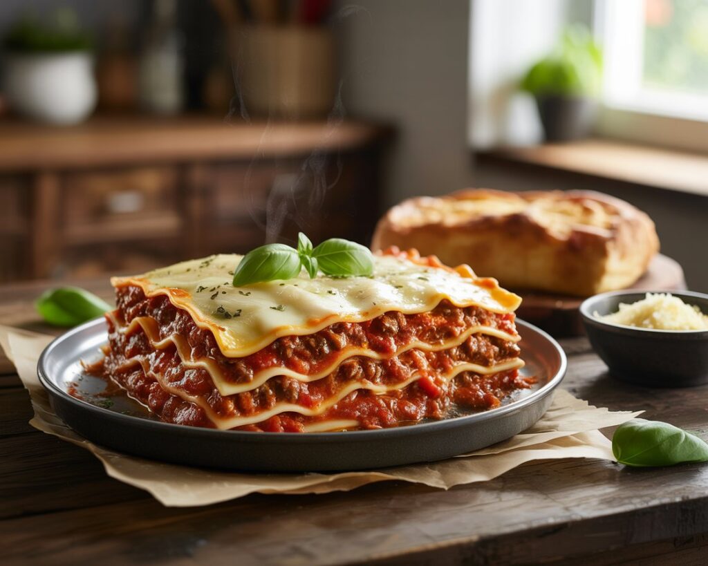 Slow Cooker Beef Lasagna recipe