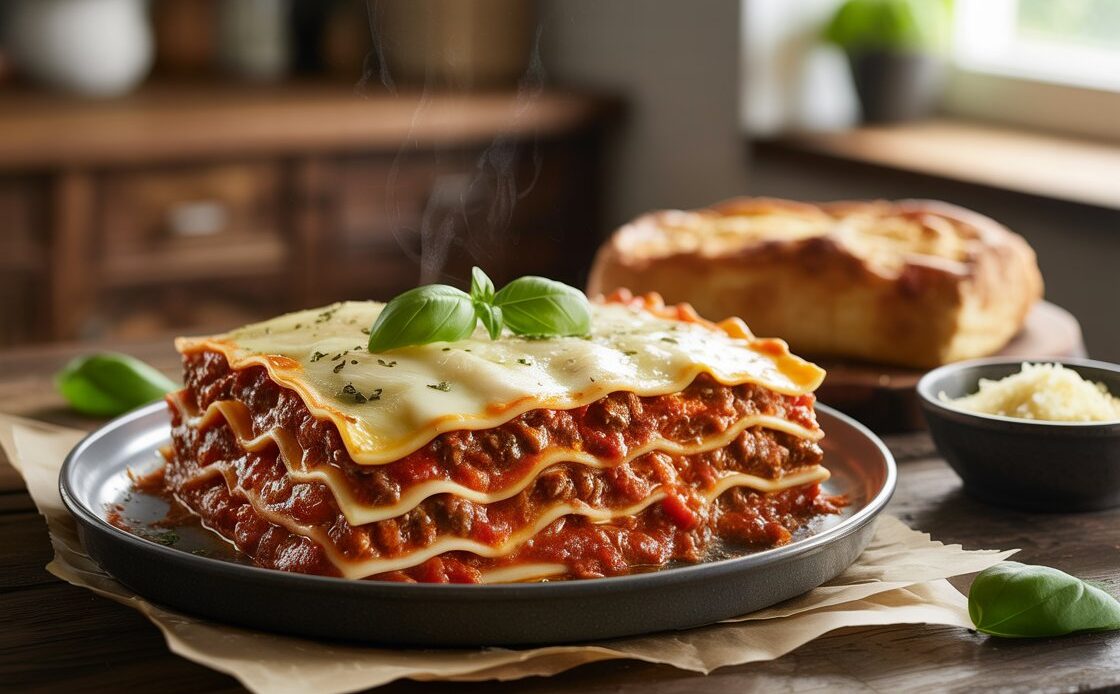Slow Cooker Beef Lasagna recipe