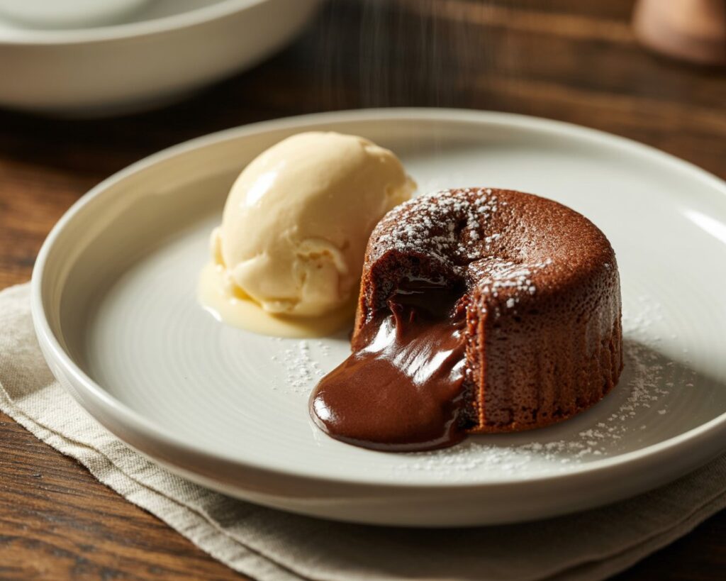 Molten lava cake