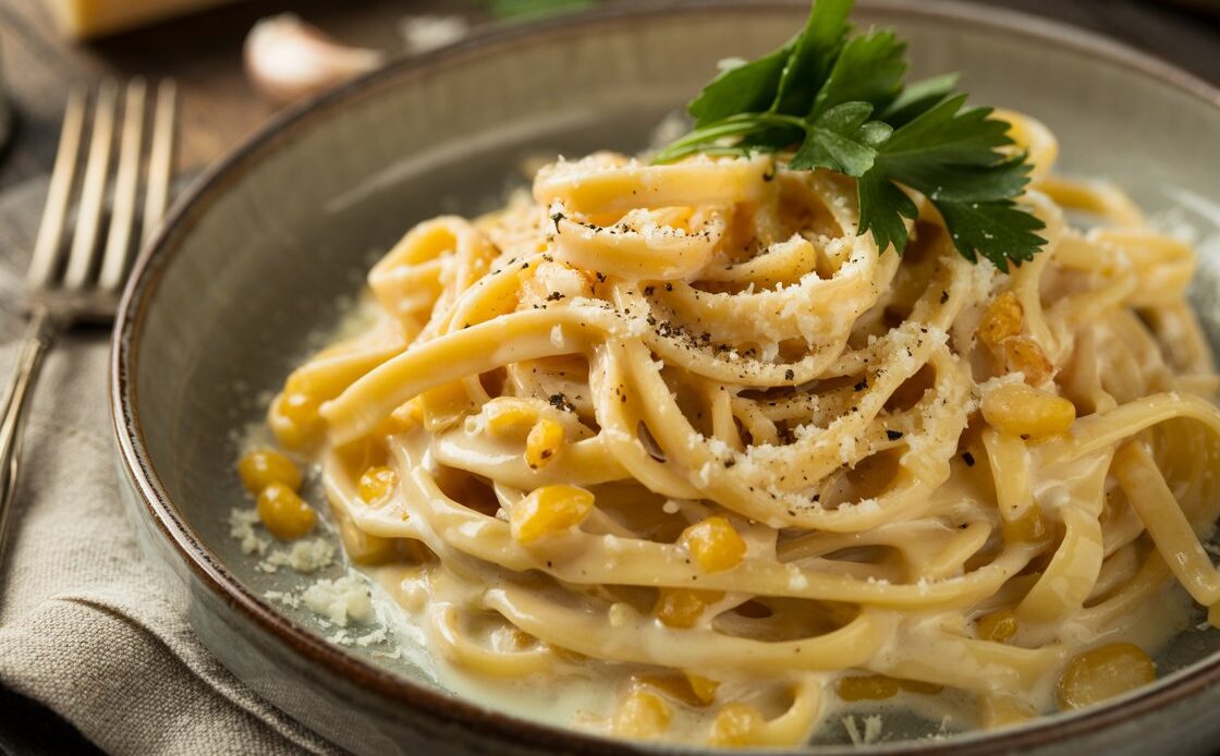 Creamy Garlic Pasta Recipe